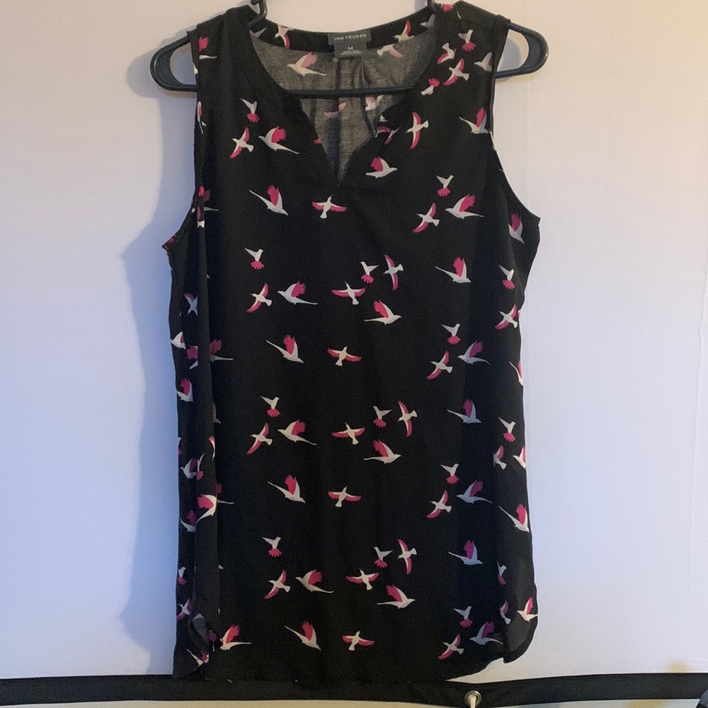 Van Heusen- Medium black blouse